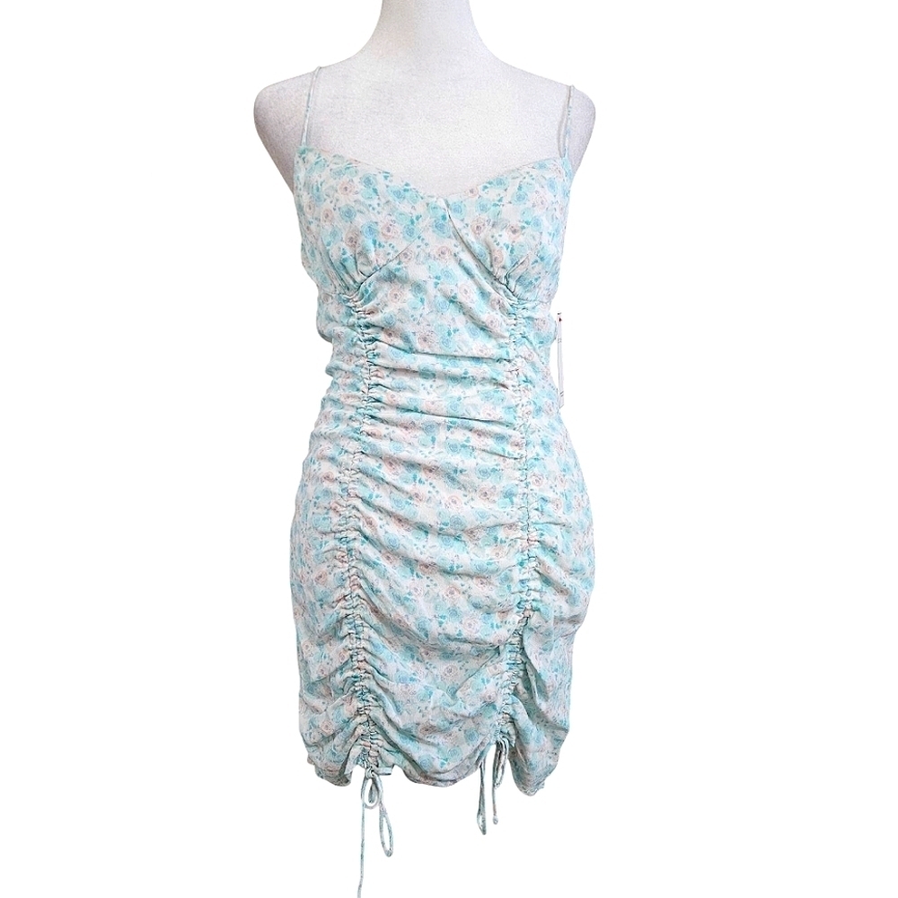 RED DRESS BOUTIQUE Cotton Candy Pure Inspiration Mint Floral Dress.Size S NWT